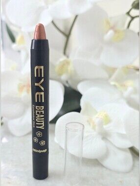 New Eye Beauty Eyeshadow Stick Shade 05 Rose Gold Shimmer Minipop